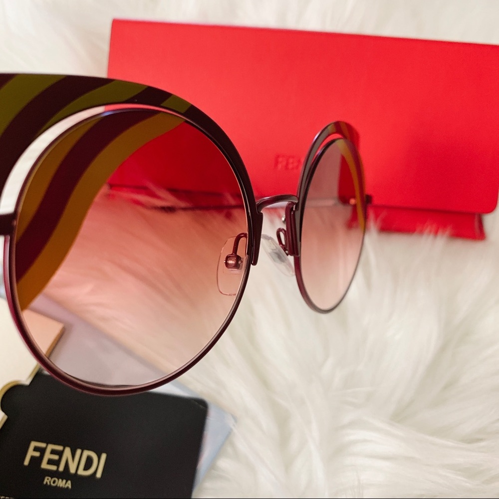 Fendi Hypnoshine 53mm Cat Eye Sunglasses - Picture 3 of 8
